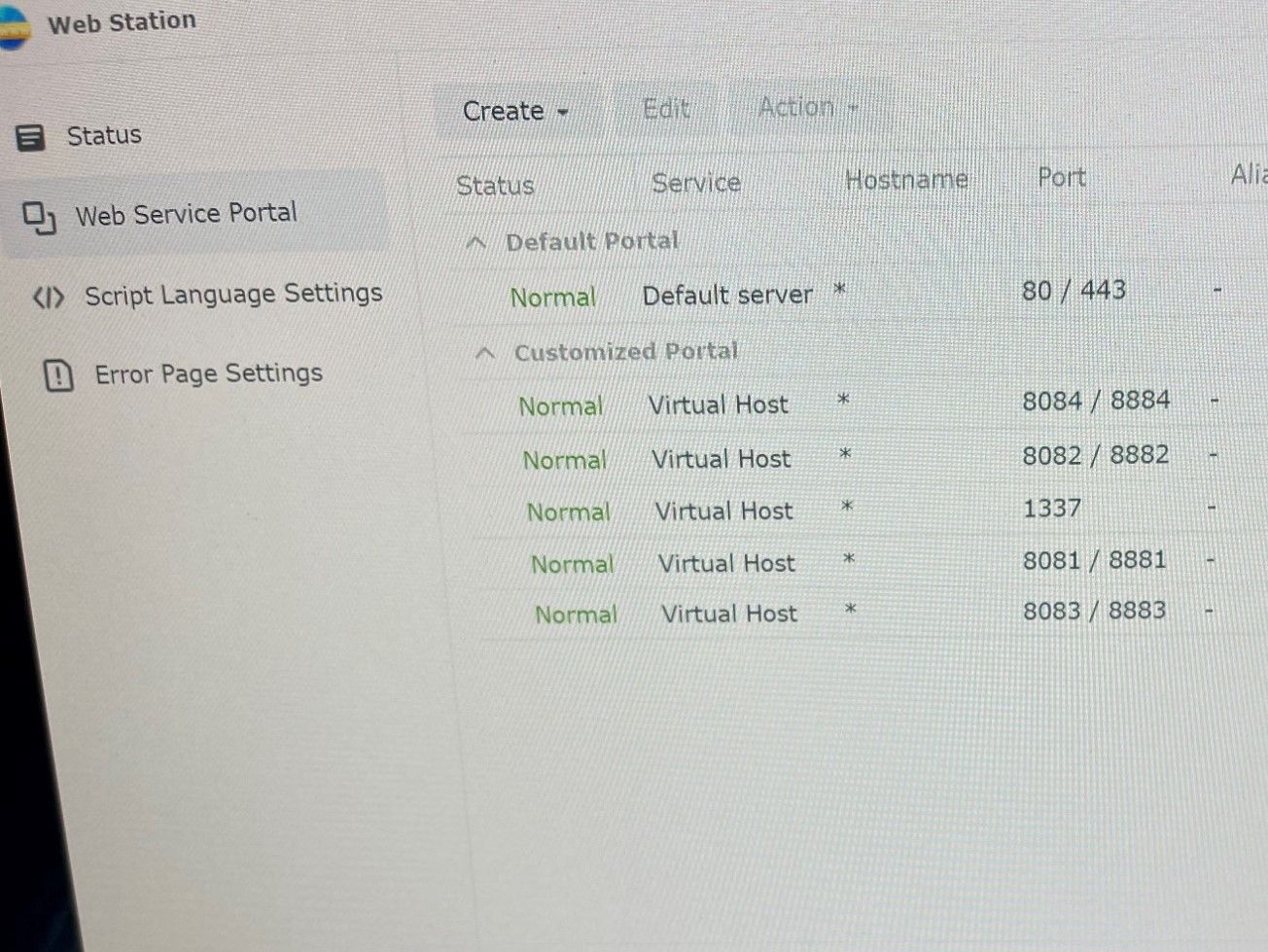 Synology NAS Web Station, Reverse Proxy and mod_rewrite: Manipulating URLs