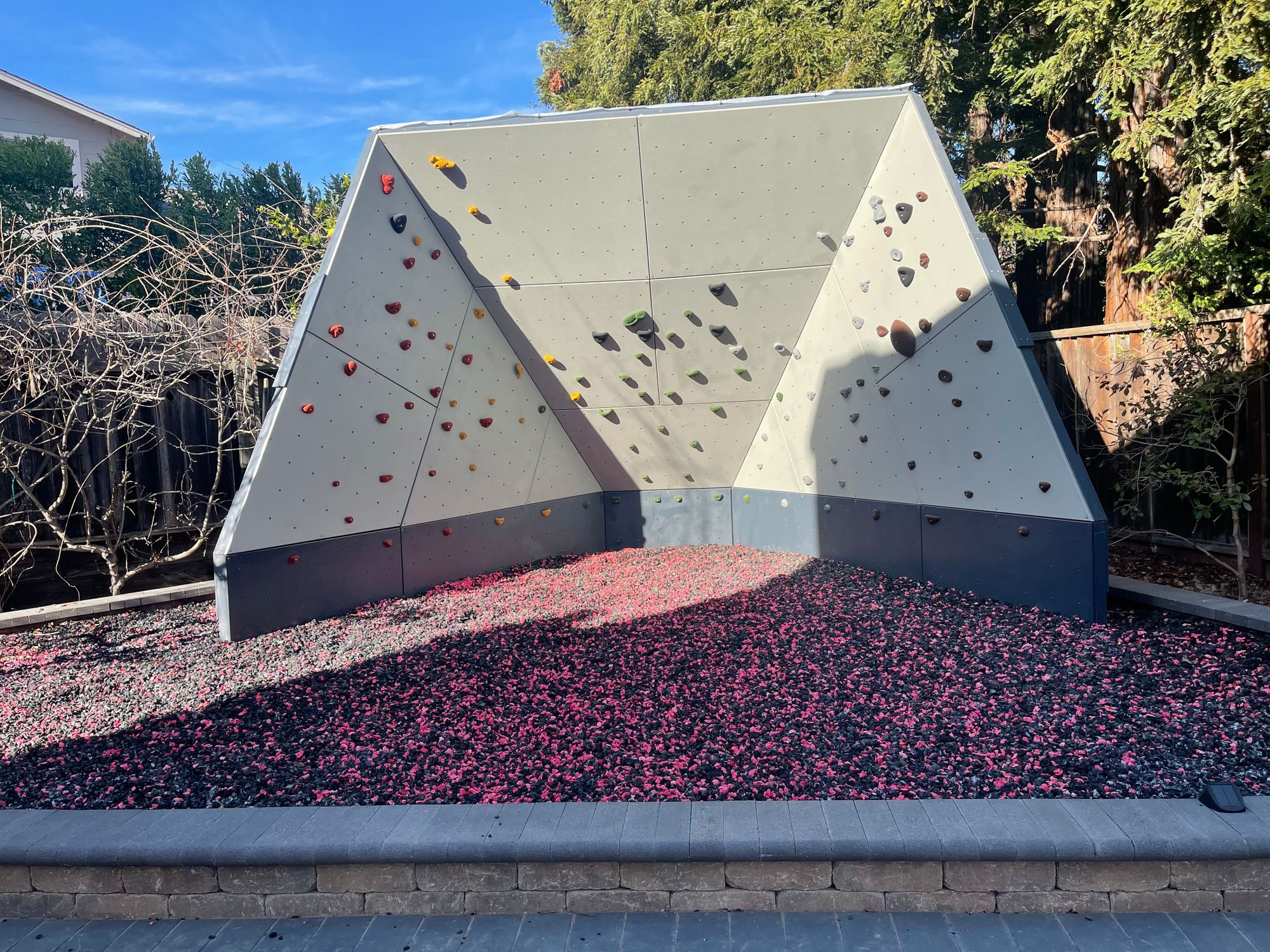 Backyard deals climbing wall